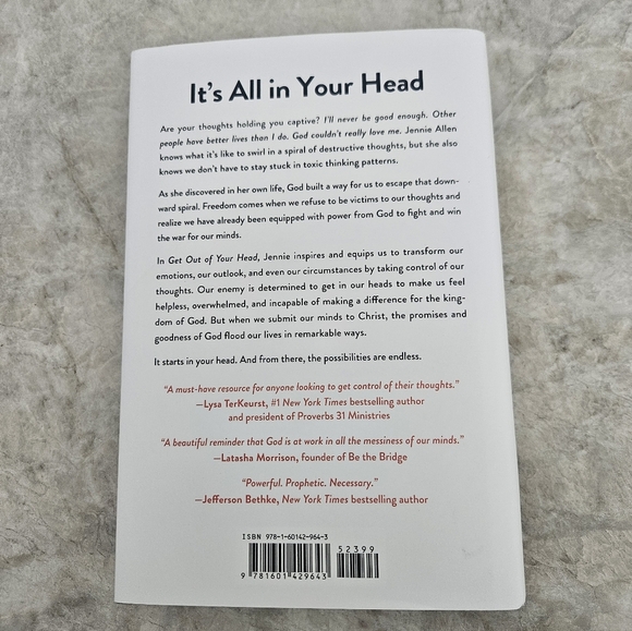 Get Out Of Your Head By Jennie Allen Book - Picture 2 of 3
